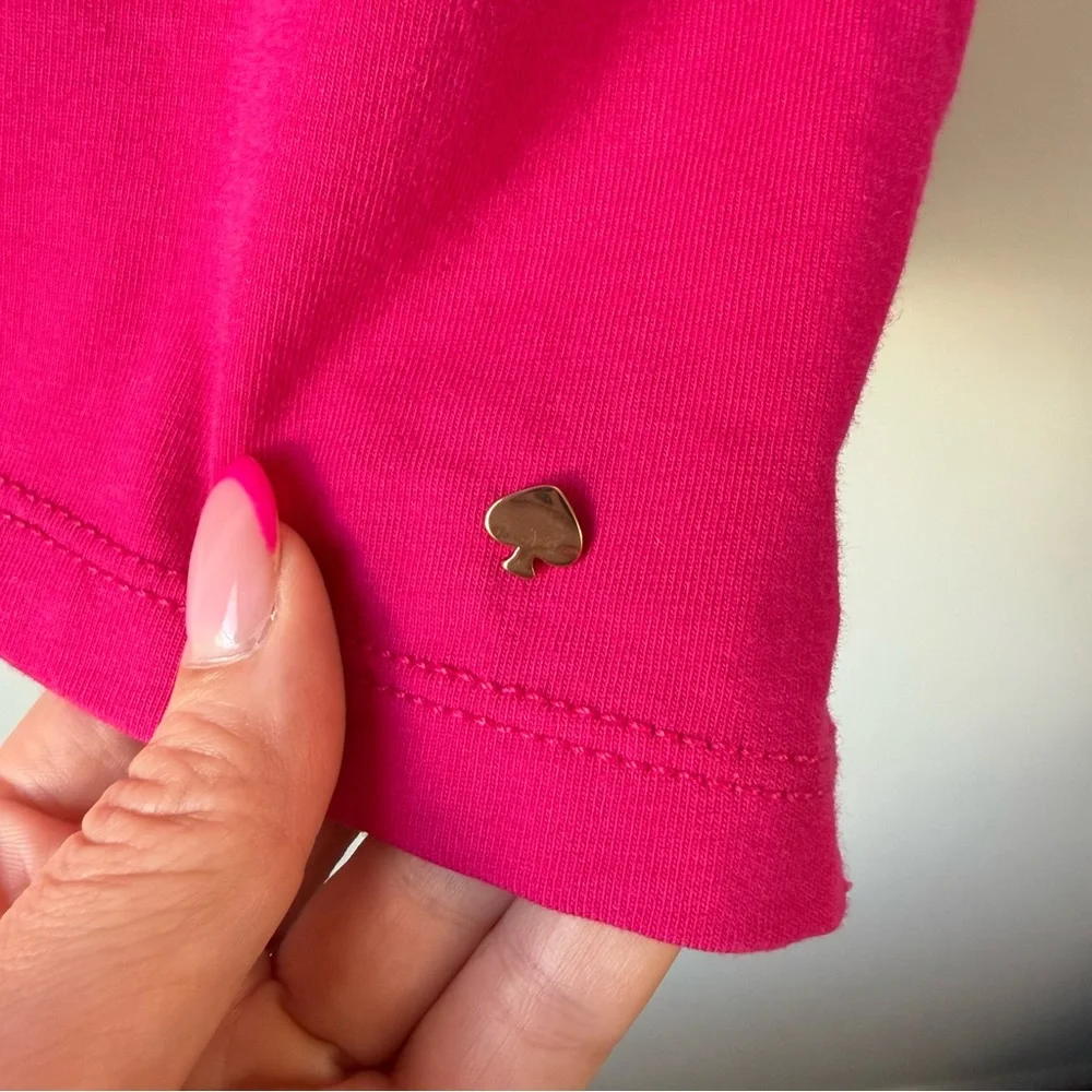Kate‎ Spade Keyhole Bow Back Tank Top Hot Pink M